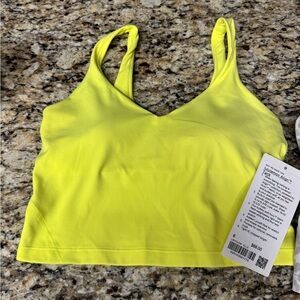Lululemon Align tank in electric lemon